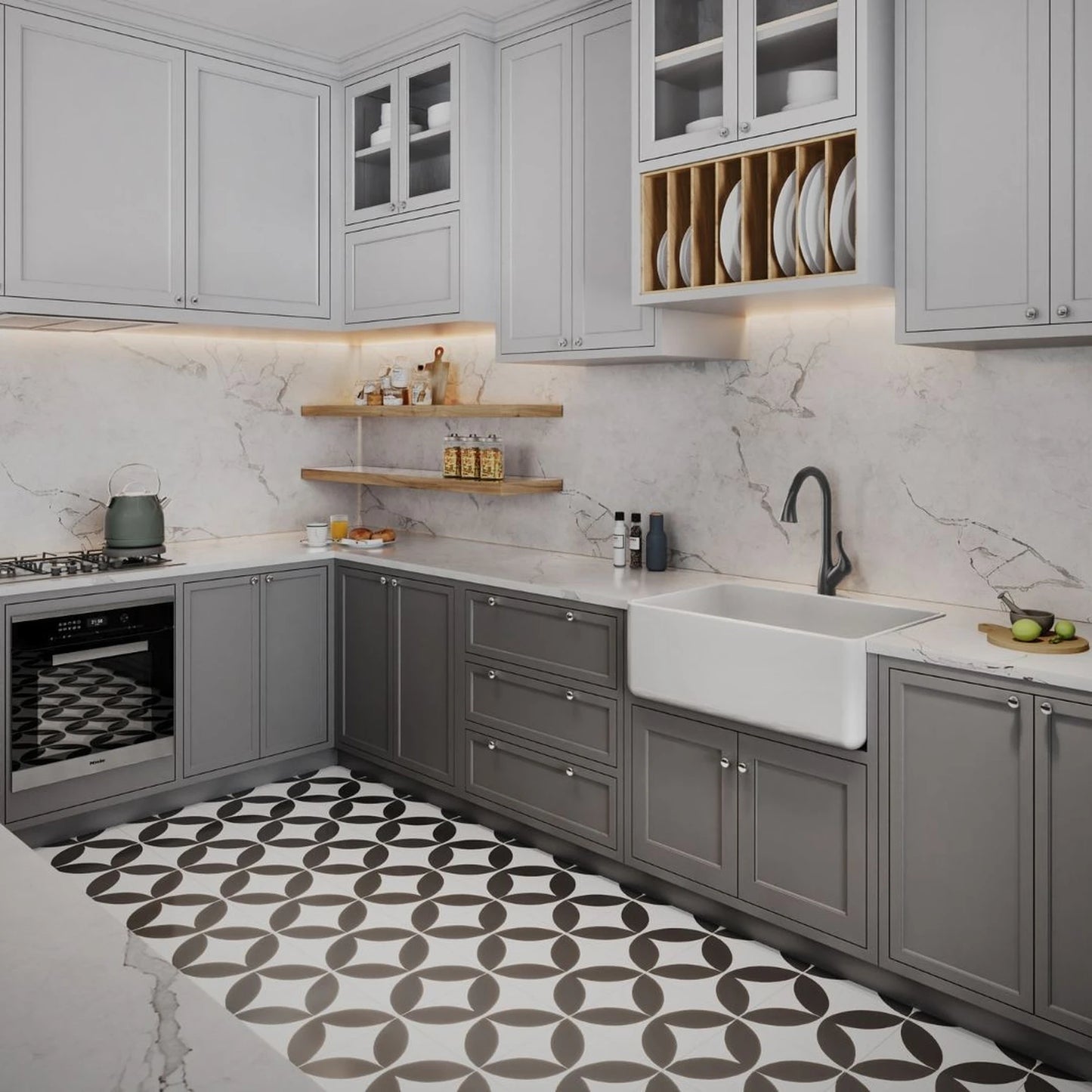 CUBA FARM SINK EM FIRECLAY 76 CM