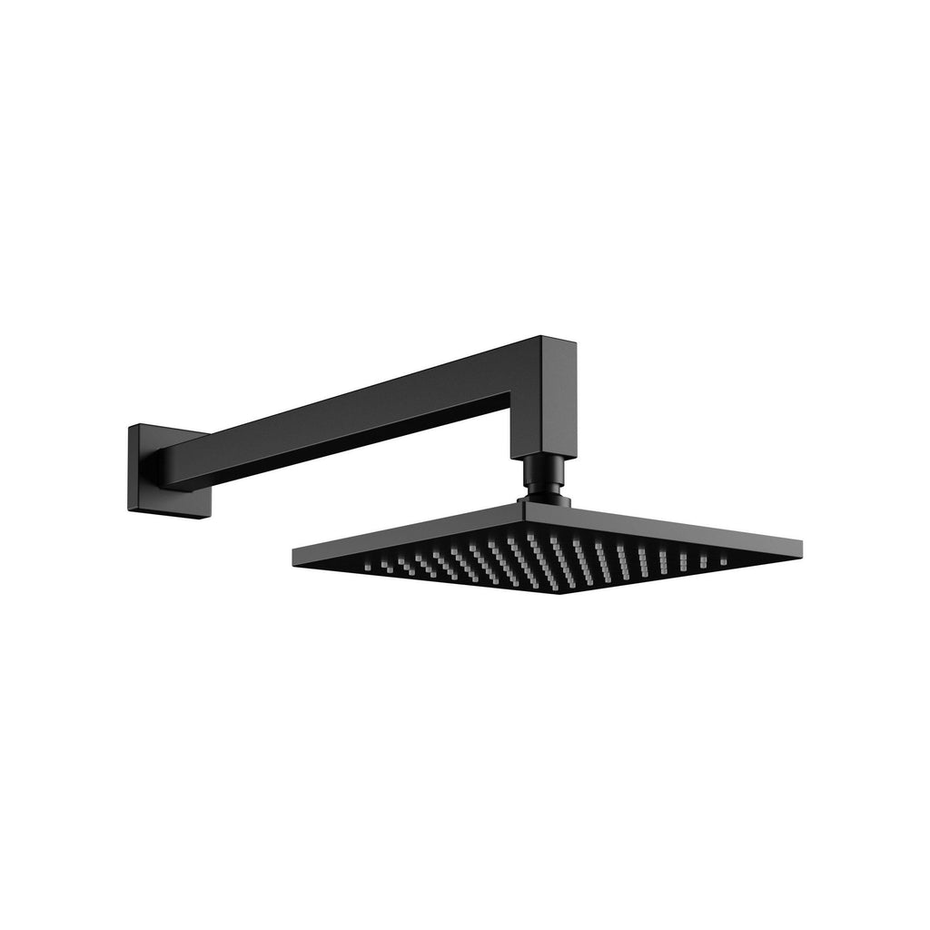 CHUVEIRO PAREDE VENZA PRETO FOSCO PVD