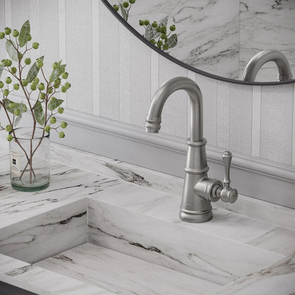 TORNEIRA MONOCOMANDO Q/F ST CLAIRE AÇO ESCOVADO