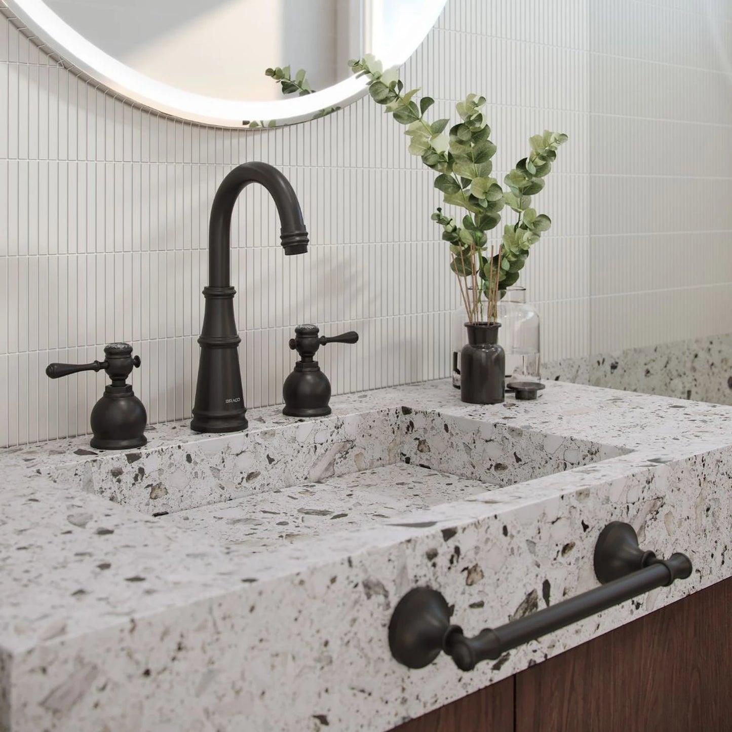 TORNEIRA DUPLO COMANDO Q/F ST CLAIRE PRETO