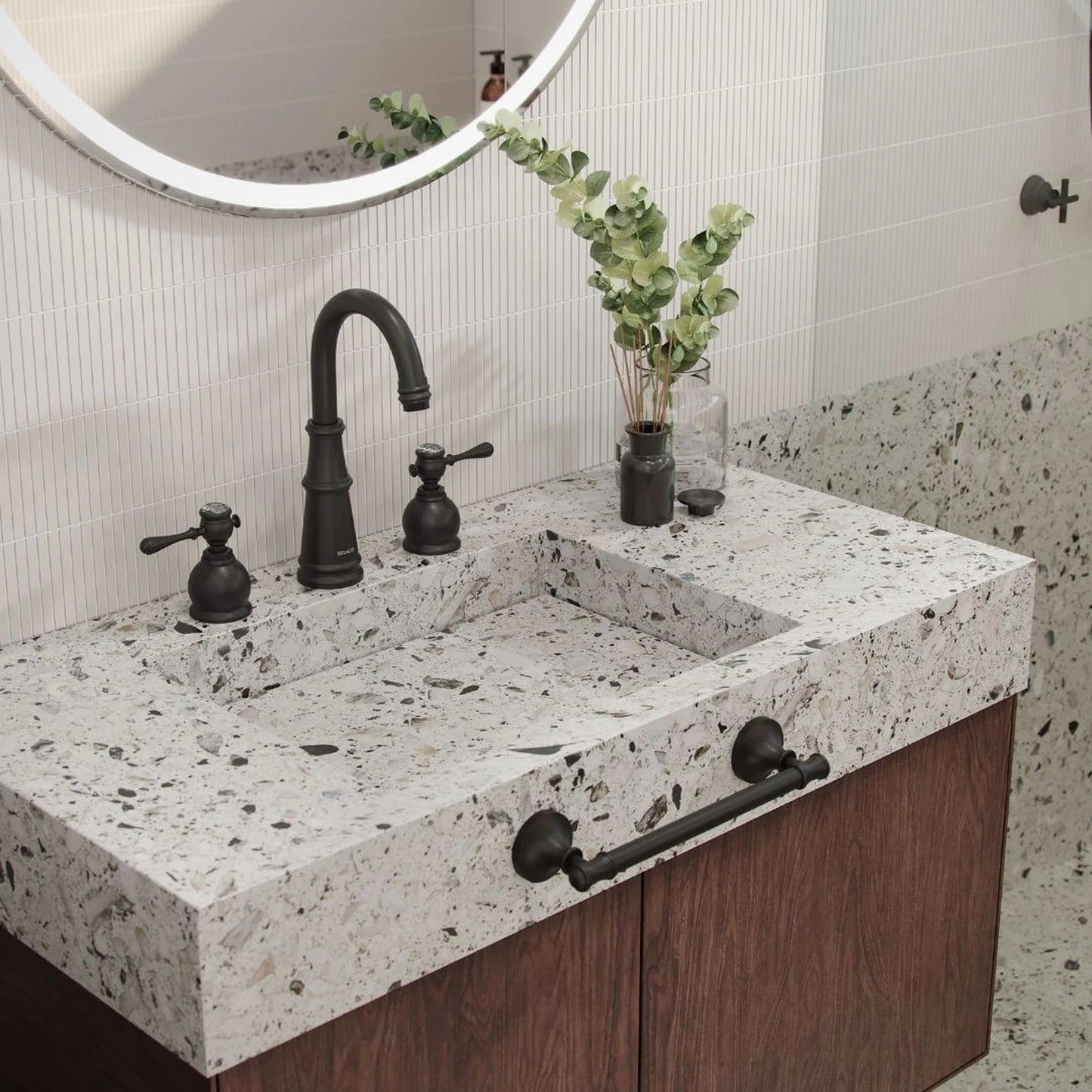 TORNEIRA DUPLO COMANDO Q/F ST CLAIRE PRETO