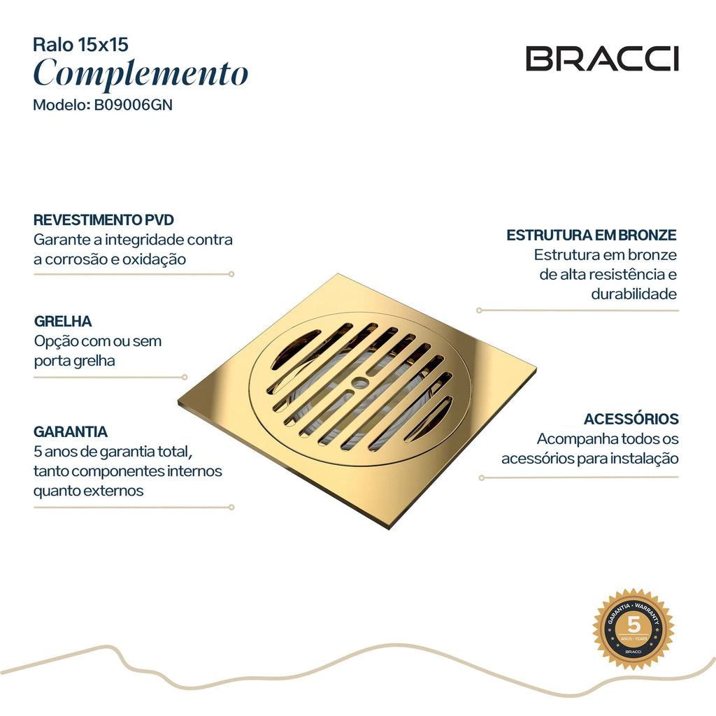 RALO PISO 15X15 DOURADO NANOTECNOLOGIA