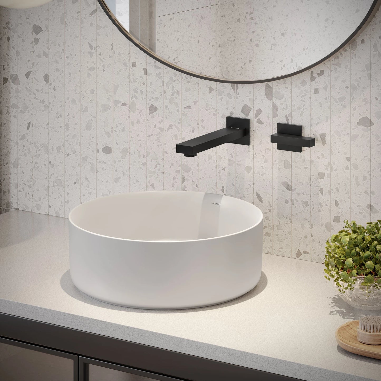 TORNEIRA ÁGUA FRIA PAREDE VERCCI PRETO