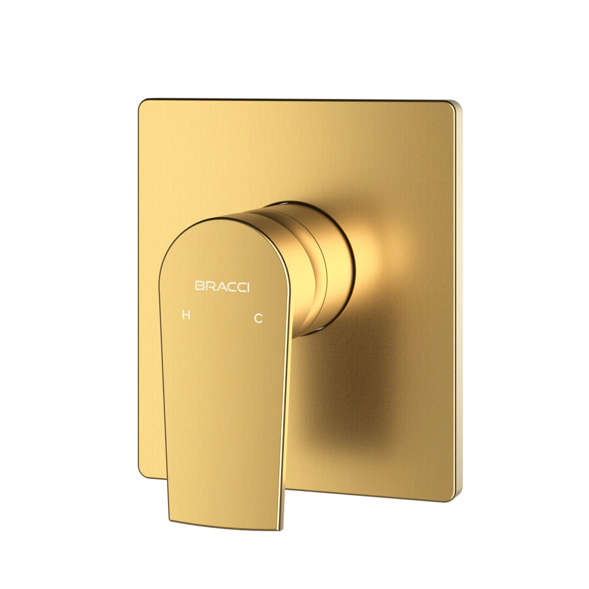ACABAMENTO MONOCOMANDO DE CHUVEIRO DOURADO ESCOVADO
