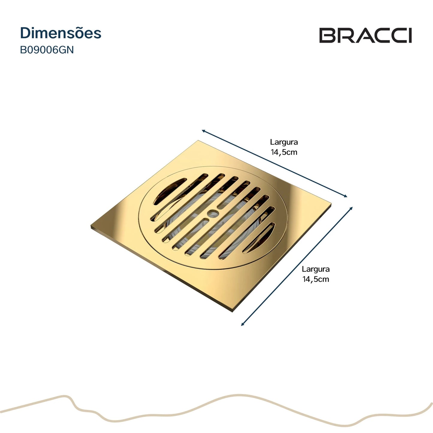 RALO PISO 15X15 DOURADO NANOTECNOLOGIA