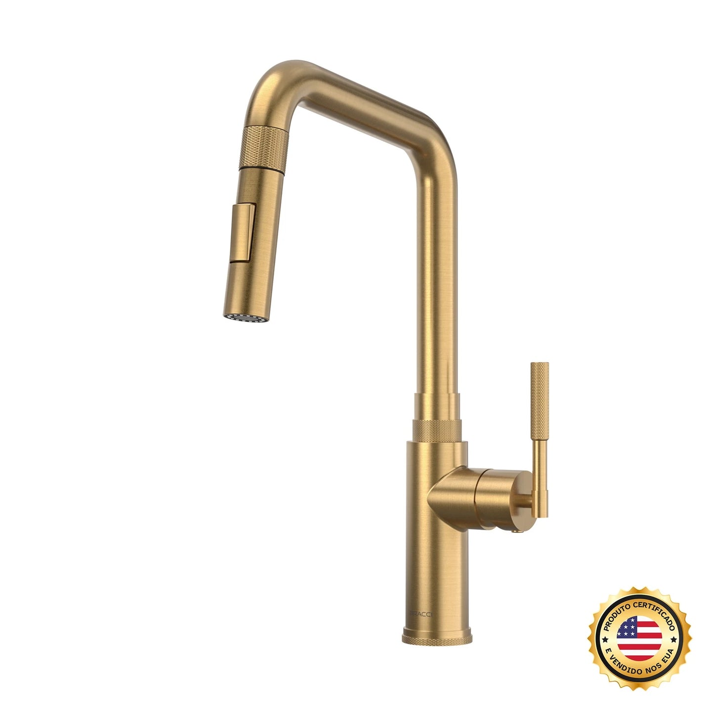 TORNEIRA MONOCOMANDO Q/F ALLURE DOURADO ESCOVADO