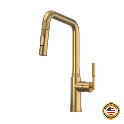 TORNEIRA MONOCOMANDO Q/F ALLURE DOURADO ESCOVADO