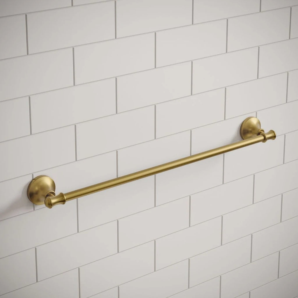TOALHEIRO SIMPLES ST CLAIRE DOURADO ESCOVADO