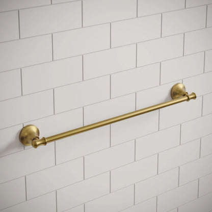 TOALHEIRO SIMPLES ST CLAIRE DOURADO ESCOVADO