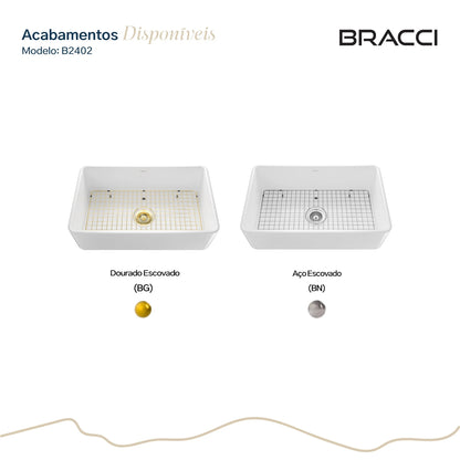 CUBA FARM SINK EM FIRECLAY 76 CM