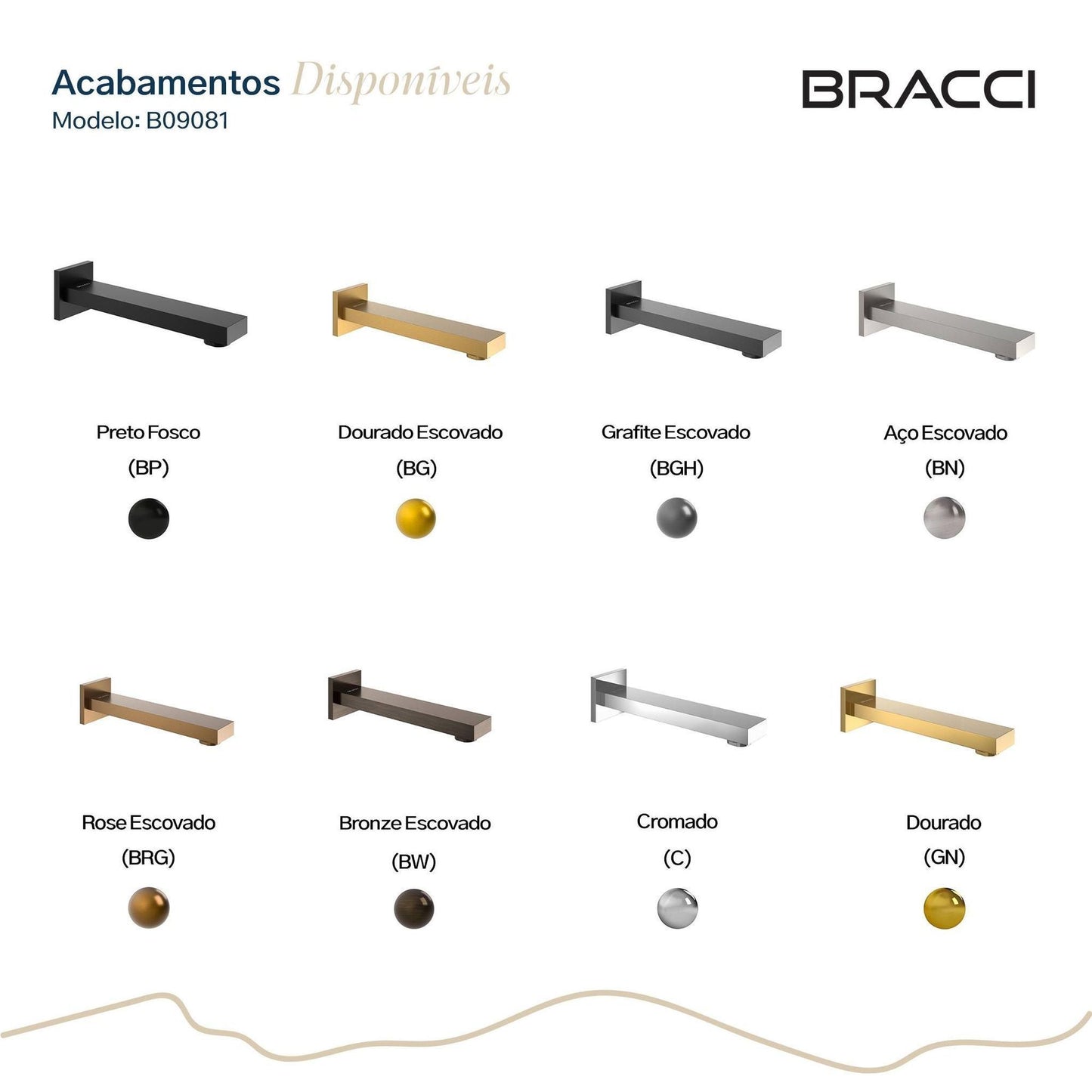 BICA PARA BANHEIRA VERCCI CROMADO