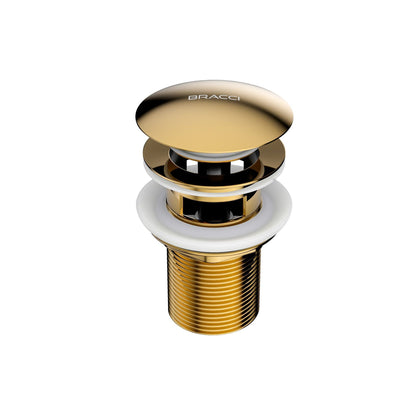 VÁLVULA DE ESCOAMENTO DOURADO COM LADRÃO