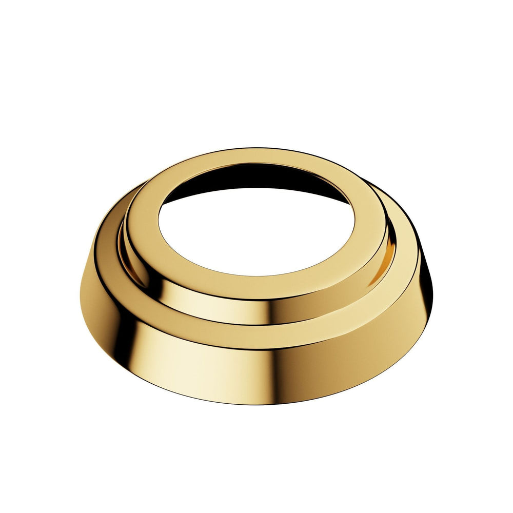 CANOPLA REDONDA ACABAMENTO DE REGISTRO DOURADO NANOTECNOLOGIA 10MM