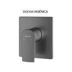 ACABAMENTO MONOCOMANDO DUCHA HIGIÊNICA GRAFITE ESCOVADO