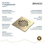 RALO PISO 10X10 CHAMPAGNE GOLD