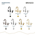 MISTURADOR DUPLO COMANDO CHAMPAGNE GOLD ST CLAIRE