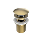 VÁLVULA DE ESCOAMENTO CHAMPAGNE GOLD COM LADRÃO