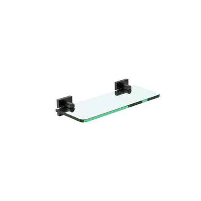 PRATELEIRA VIDRO VERCCI PRETO FOSCO 30CM