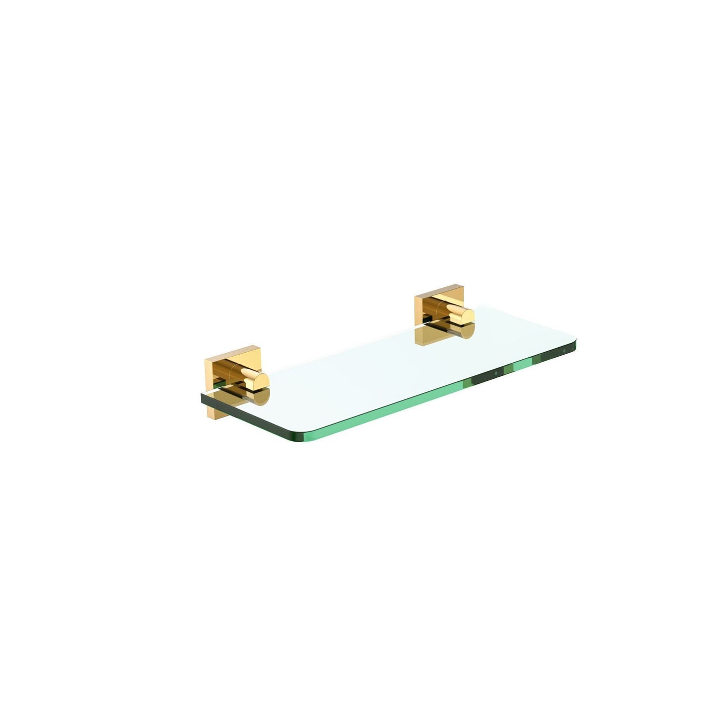 PRATELEIRA VIDRO VERCCI DOURADO 30CM