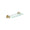 Prateleira Vidro St Claire Dourado Escovado 30cm