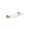 Prateleira Vidro St Claire Dourado 30cm