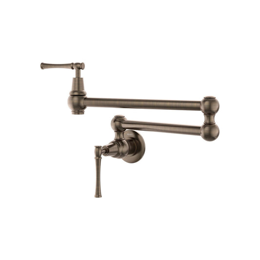 TORNEIRA PAREDE COZINHA ARTICULÁVEL ST CLAIRE BRONZE ESCOVADO