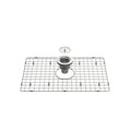 KIT GRADE E VÁLVULA AÇO ESCOVADO PARA CUBA B2403