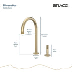 MISTURADOR MONOCOMANDO ARIA CHAMPAGNE GOLD