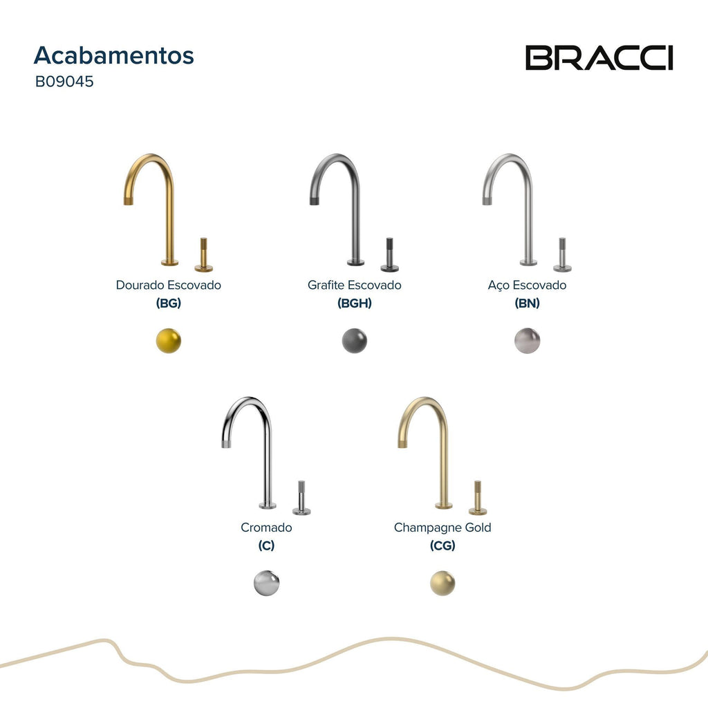 MISTURADOR MONOCOMANDO ARIA CHAMPAGNE GOLD