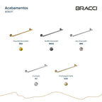 TOALHEIRO SIMPLES ARIA CHAMPAGNE GOLD