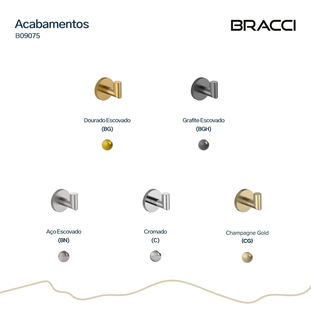 GANCHO SIMPLES ARIA CHAMPAGNE GOLD