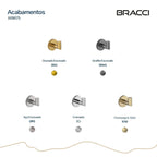 GANCHO SIMPLES ARIA CHAMPAGNE GOLD