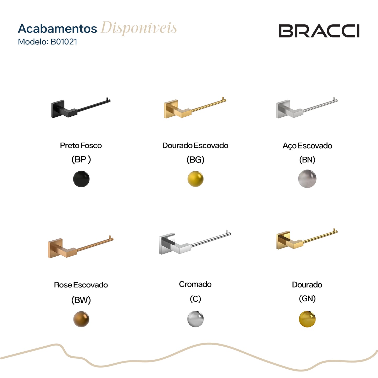 PORTA PAPEL HIGIÊNICO PRETO VERCCI