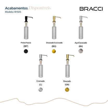 DISPENSER DE DETERGENTE DOURADO