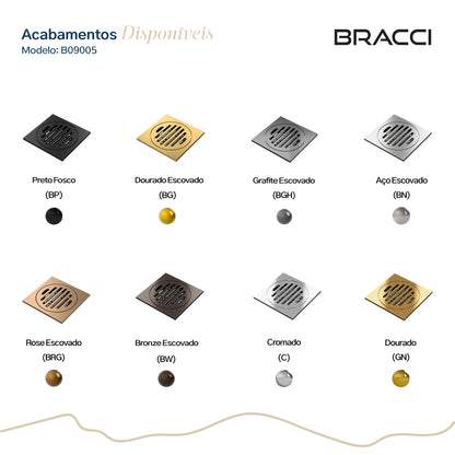 RALO 10X10 GRAFITE ESCOVADO