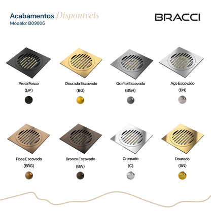 RALO PISO 15X15 PRETO FOSCO PVD