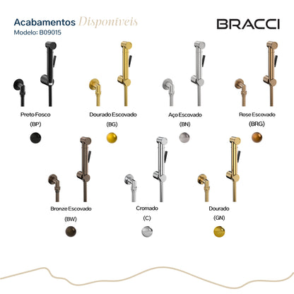 KIT DUCHA HIGIÊNICA QUENTE/FRIA DOURADO