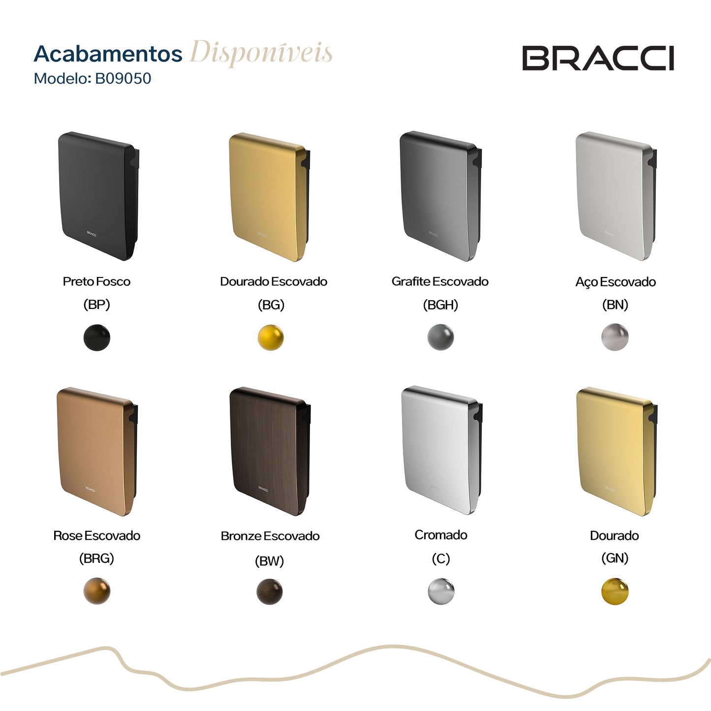 ACABAMENTO DE VALVULA DESCARGA HYDRA/DOCOL GRAFITE ESCOVADO