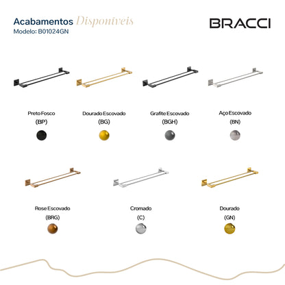 TOALHEIRO DUPLO DOURADO VERCCI