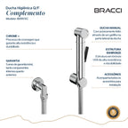 KIT DUCHA HIGIÊNICA QUENTE/FRIA CROMADO
