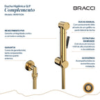 KIT DUCHA HIGIÊNICA QUENTE/FRIA DOURADO