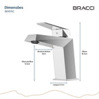 TORNEIRA MONOCOMANDO Q/F VENZA DIAMOND CROMADO