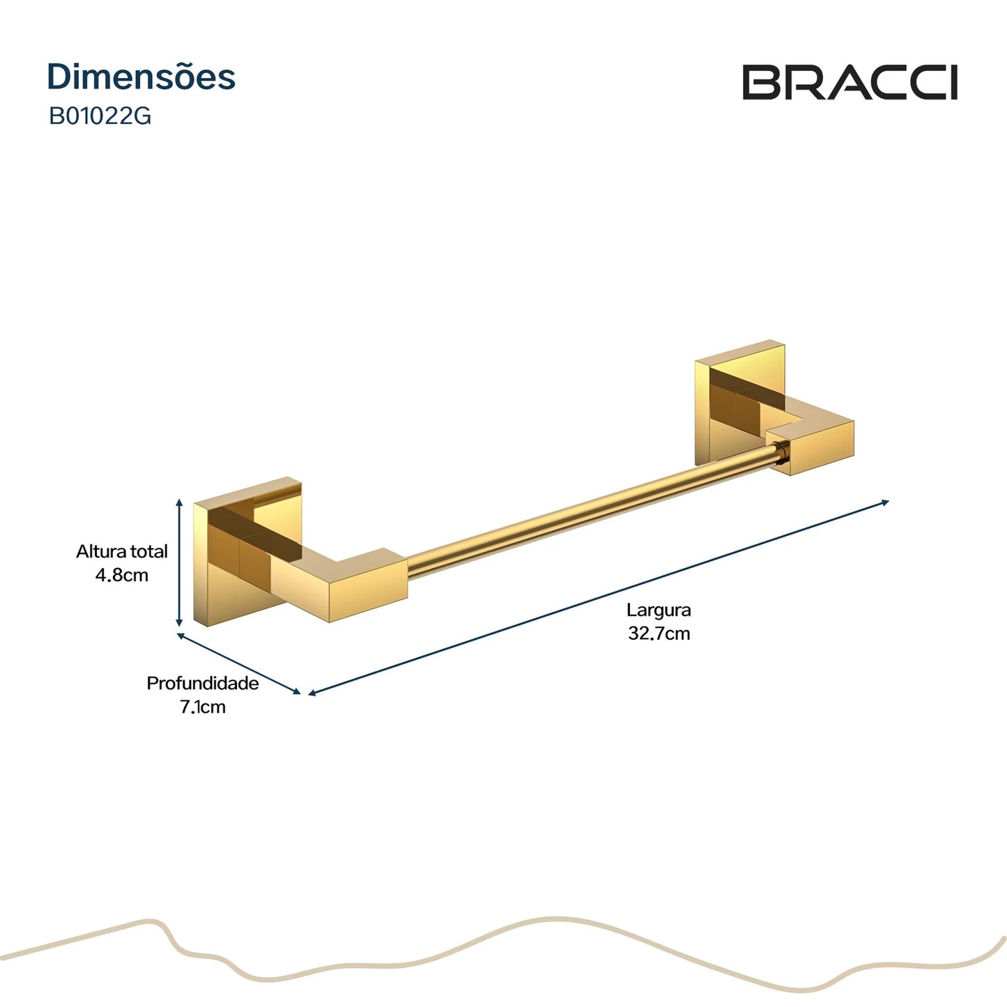 TOALHEIRO ROSTO DOURADO VERCCI