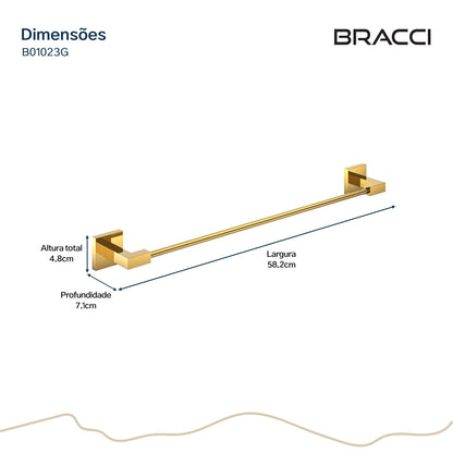 TOALHEIRO SIMPLES DOURADO VERCCI