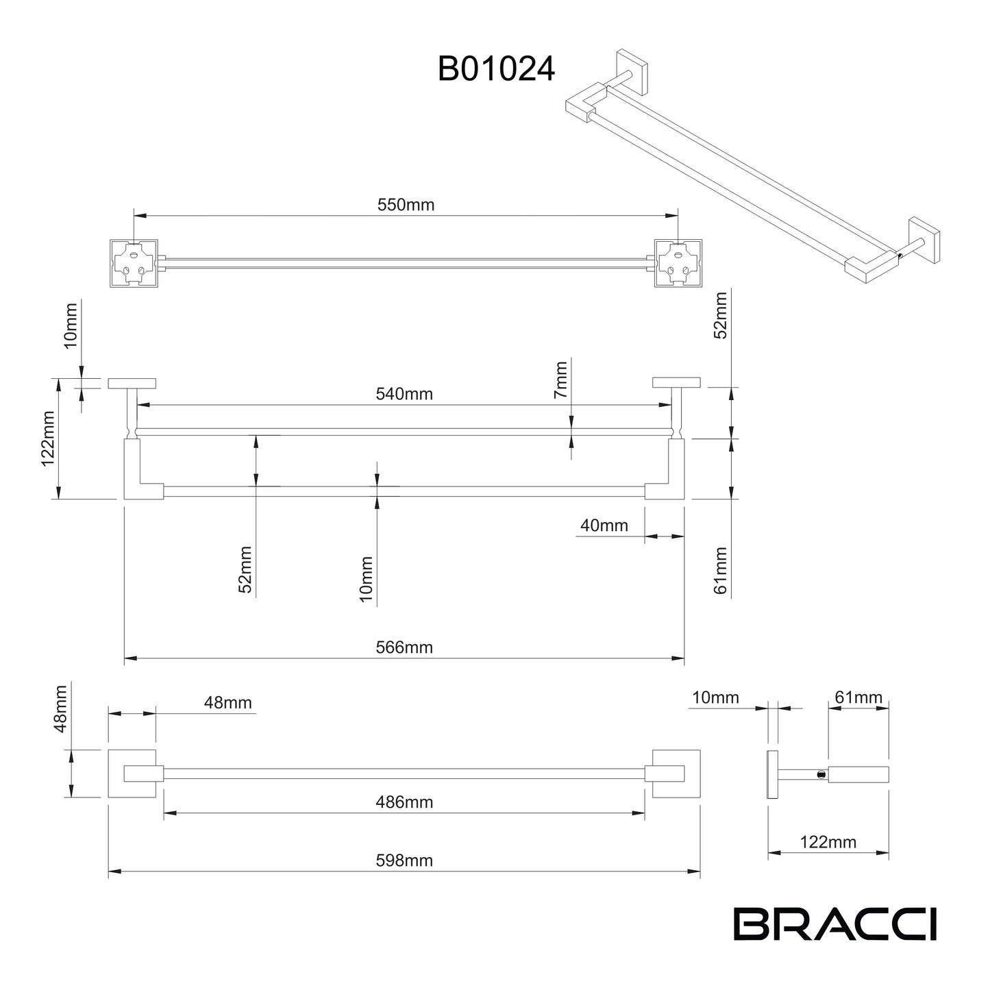 TOALHEIRO DUPLO DOURADO VERCCI