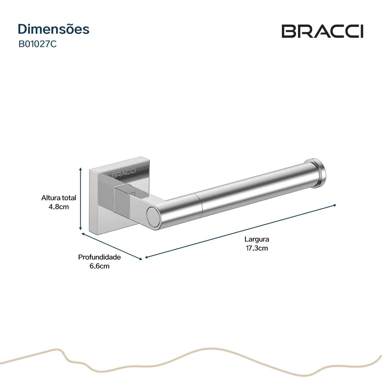 PORTA PAPEL HIGIÊNICO VERCCI