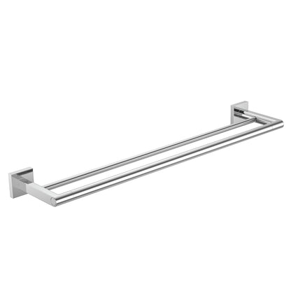 TOALHEIRO DUPLO SIMPLES VERCCI CROMADO