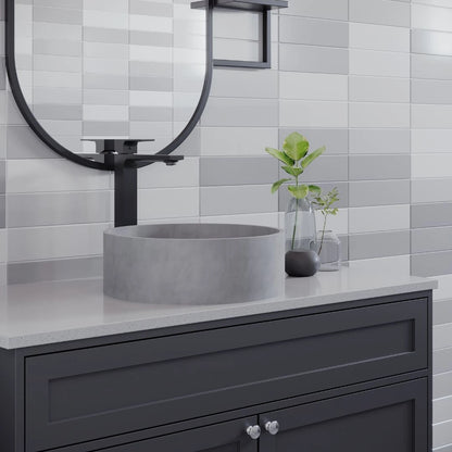 TORNEIRA MONOCOMANDO Q/F VERCCI SLIM ALTO PRETO