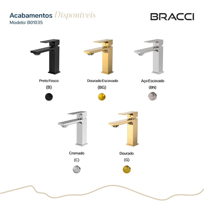 TORNEIRA MONOCOMANDO Q/F VERCCI SLIM BAIXO PRETO