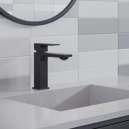 TORNEIRA MONOCOMANDO Q/F VERCCI SLIM BAIXO PRETO